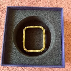 Swarovski Sparkling Apple Watch Case for Series 4 & 5 in Gold Tone